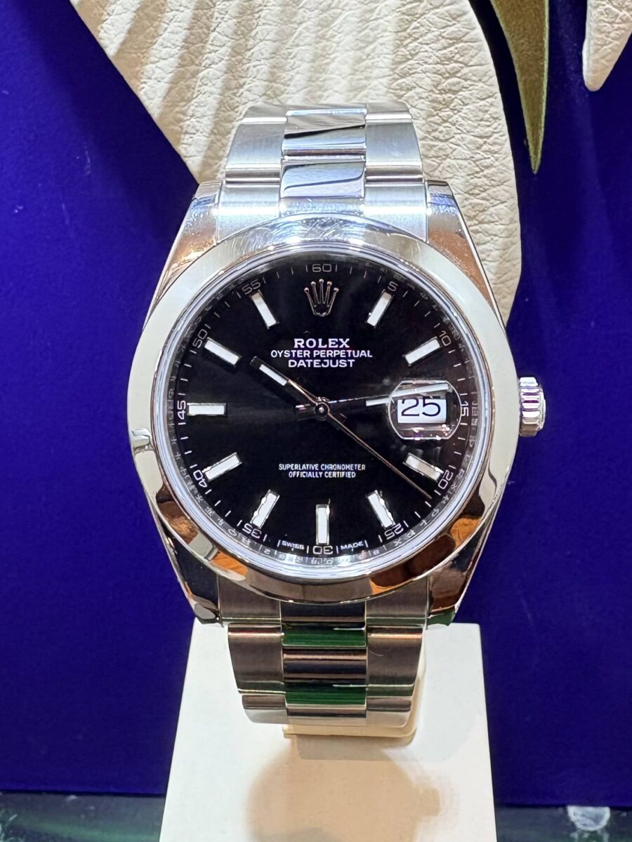 Rolex Datejust 41mm Steel Black Dial ref.126300 | Gothelf A. Watches