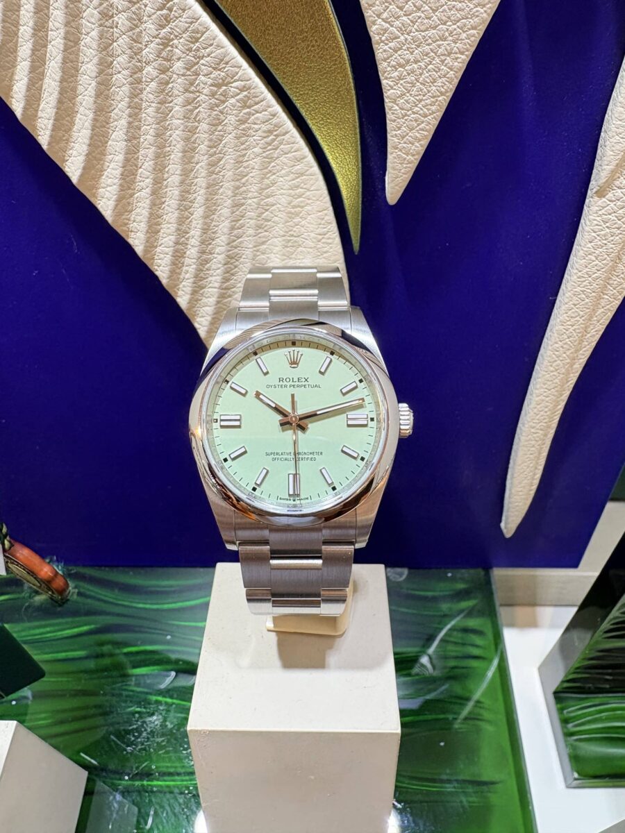 Rolex Oyster Perpetual 36mm Pistachio | Gothelf A. Watches — 3