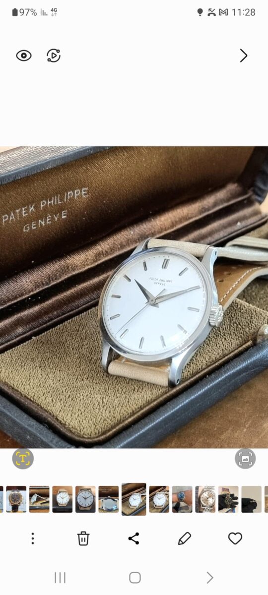 Patek Philippe Calatrava 18k white gold vintage | Gothelf A. Watches