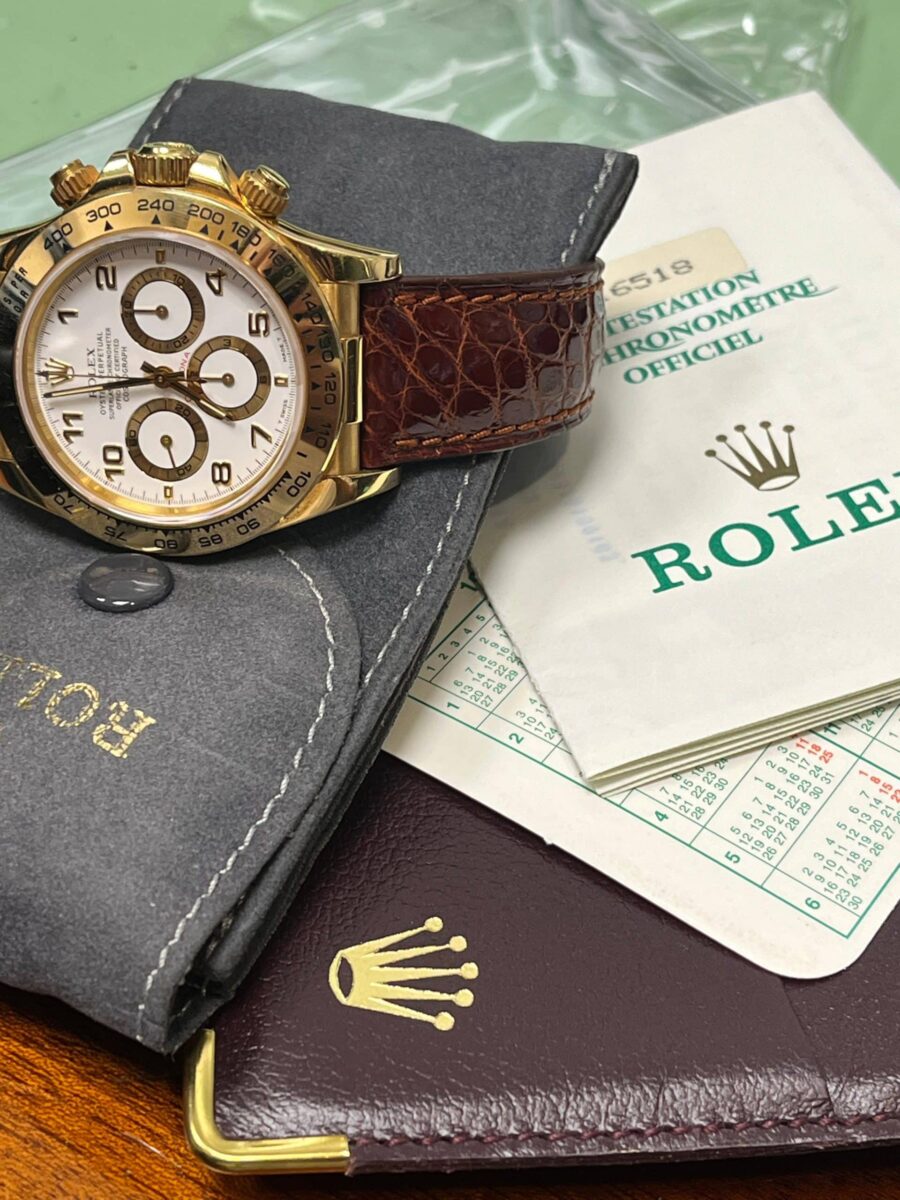 Rolex Daytona Zenith 18KYellow Gold ref.16518 Pre-owned Mint condition!! 1997 | Gothelf A. Watches — 6