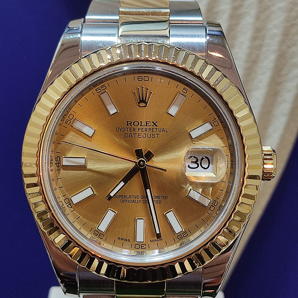 Rolex Datejust II 41mm Steel & 18K Yellow Gold | Gothelf A. Watches