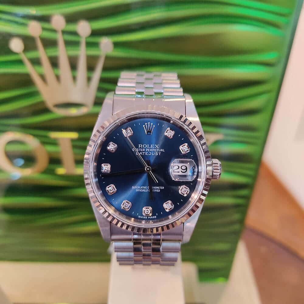 Rolex Datejust 36mm Ladies Diamond Dial | Gothelf A. Watches — 2