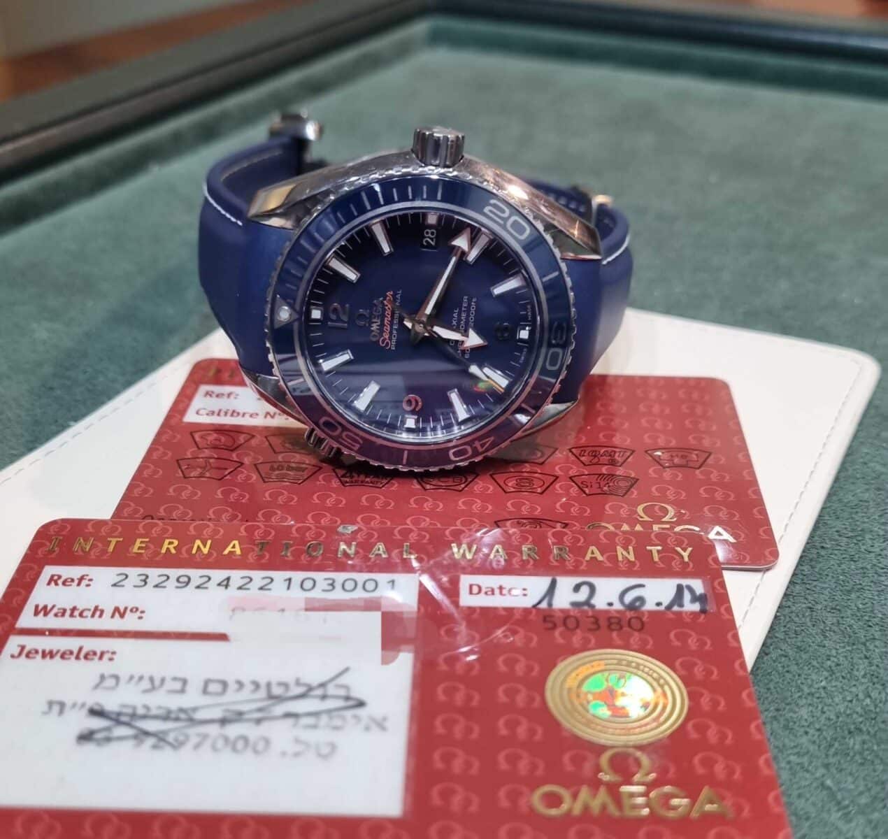 Omega Seamaster Planet Ocean 600m Co-Axial 42mm Blue | Gothelf A. Watches — 4