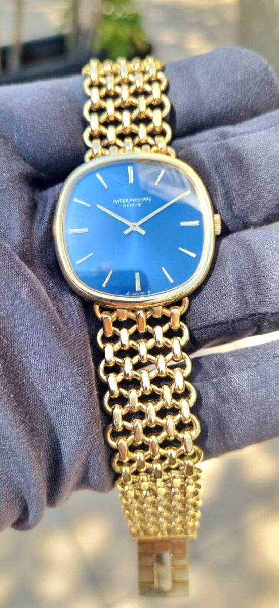 PATEK PHILIPPE ELLIPSE REFERENCE 3844 CIRCA 1980 YELLOW GOLD | Gothelf A. Watches — 3
