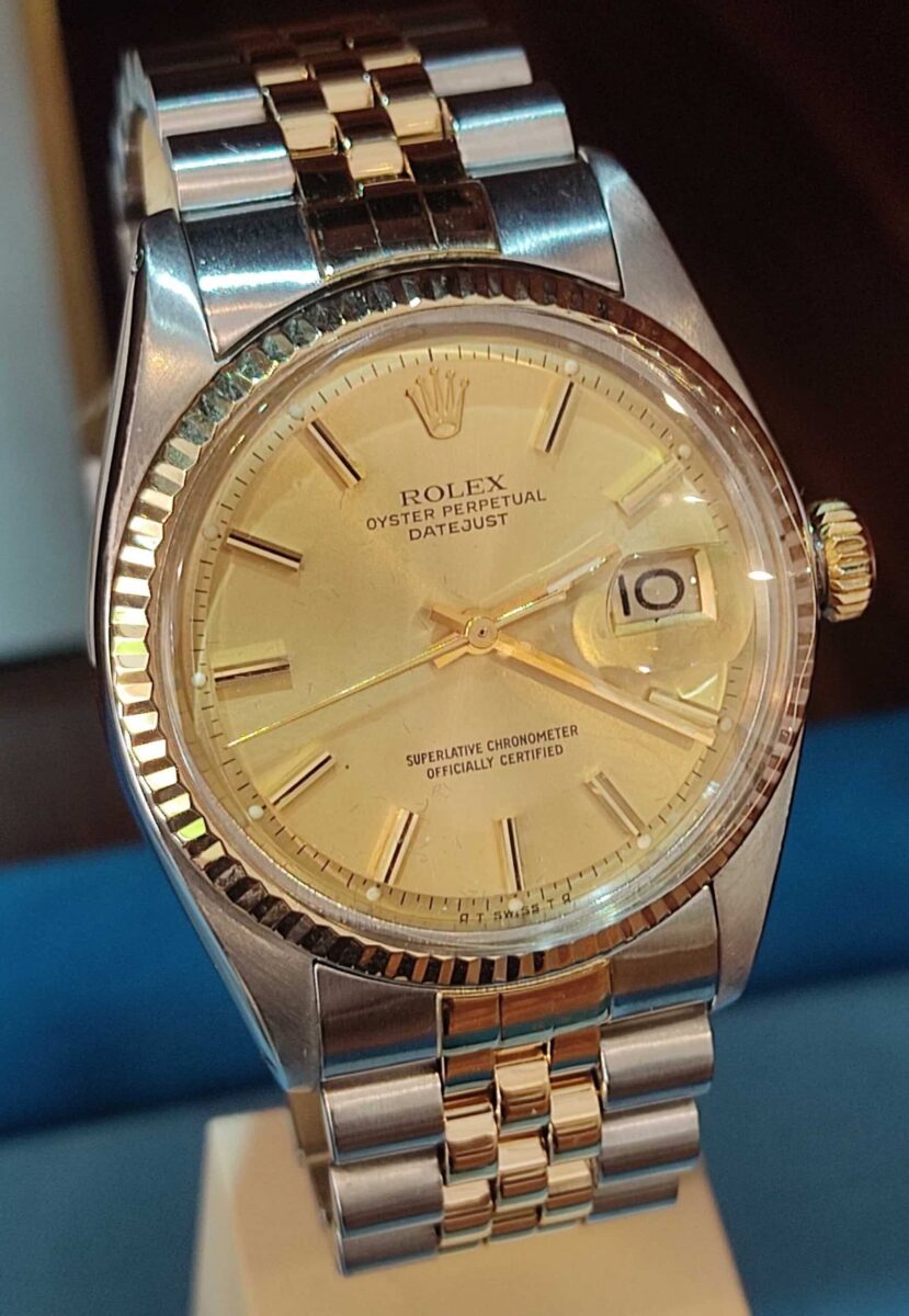 Rolex Datejust Champagne Dial 36mm Vintage | Gothelf A. Watches — 3