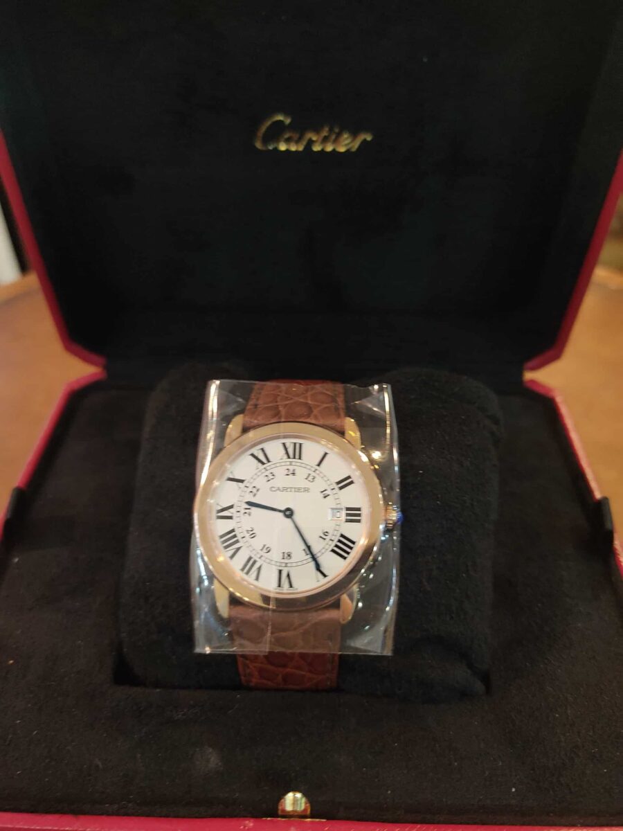 Cartier Ronde Solo Rose Gold 36mm New | Gothelf A. Watches — 5