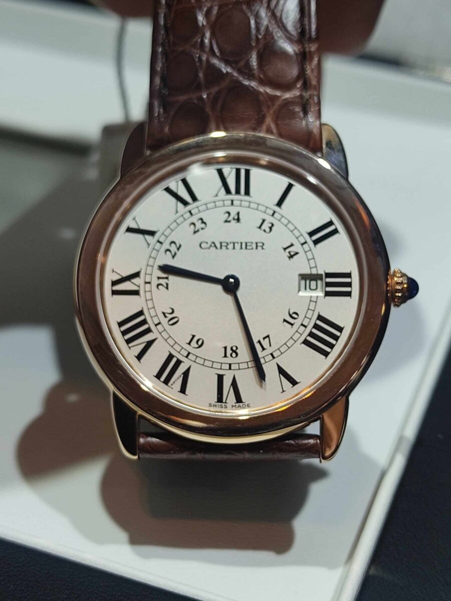 Cartier Ronde Solo Rose Gold 36mm New | Gothelf A. Watches — 2
