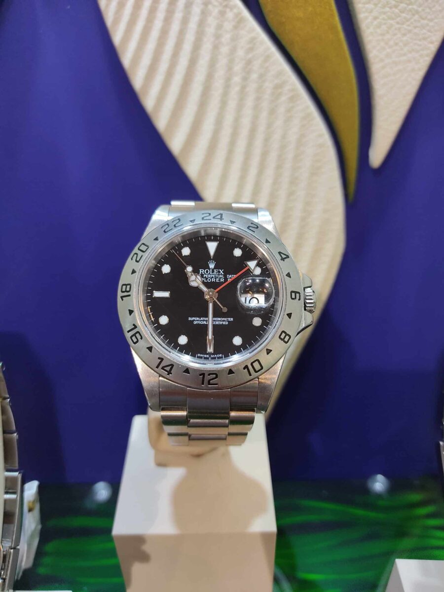 Rolex Explorer II Steel 40mm Black Dial ref.16570 | Gothelf A. Watches — 2