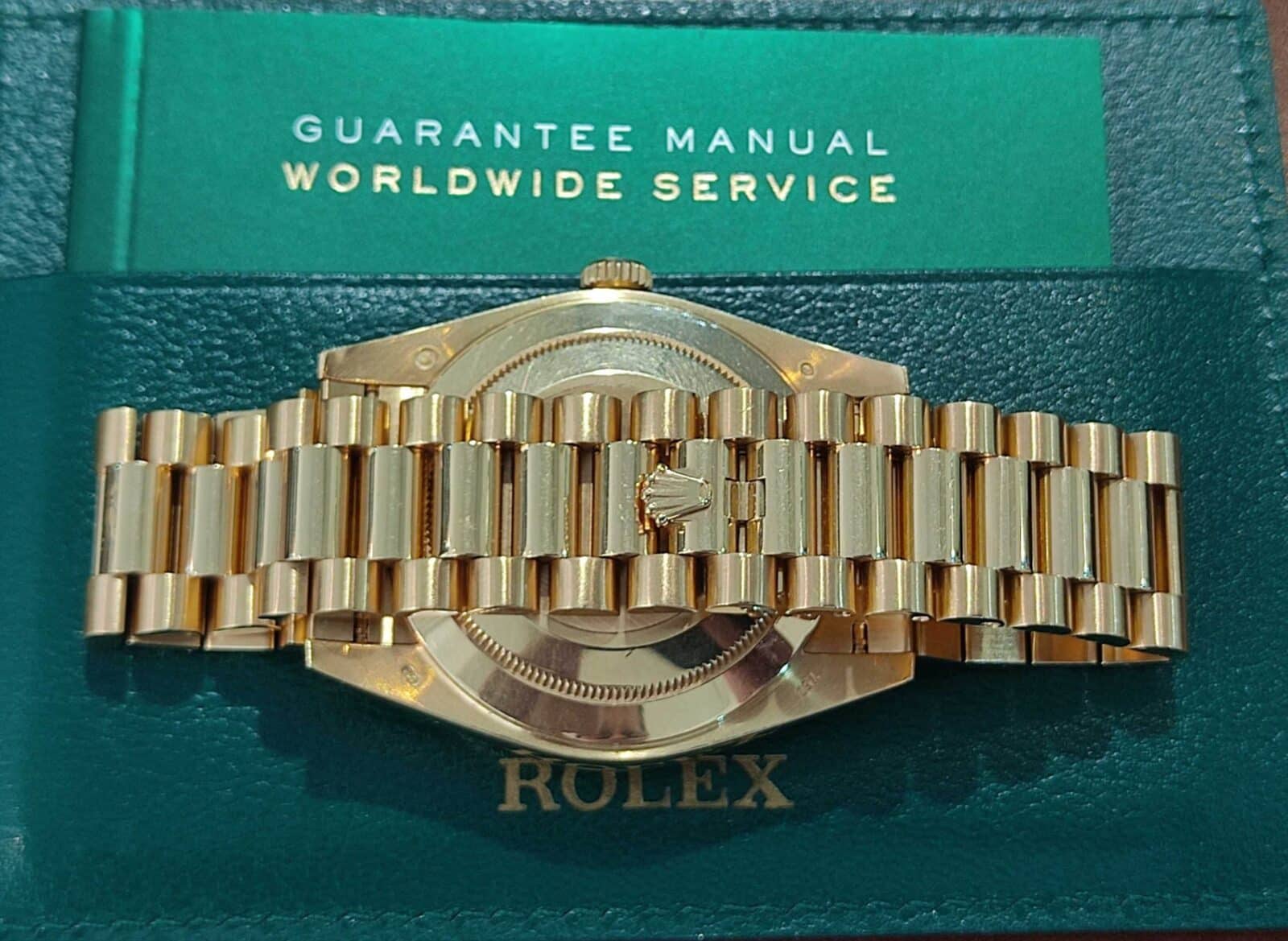 Rolex Day-Date President 18K Yellow Gold 40mm Black Dial | Gothelf A. Watches — 2
