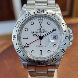 Rolex Explorer II GMT White Polar Dial 40mm Pre-owned 2005 | Gothelf A. Watches