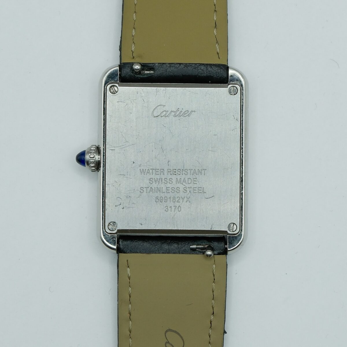 Cartier Tank Solo Small Diamonds Bezel Steel | Gothelf A. Watches — 2
