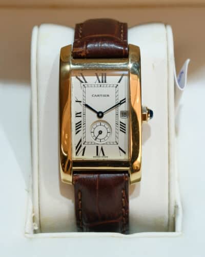 Cartier Tank Americaine 18K Yellow Gold Ref. 811905
