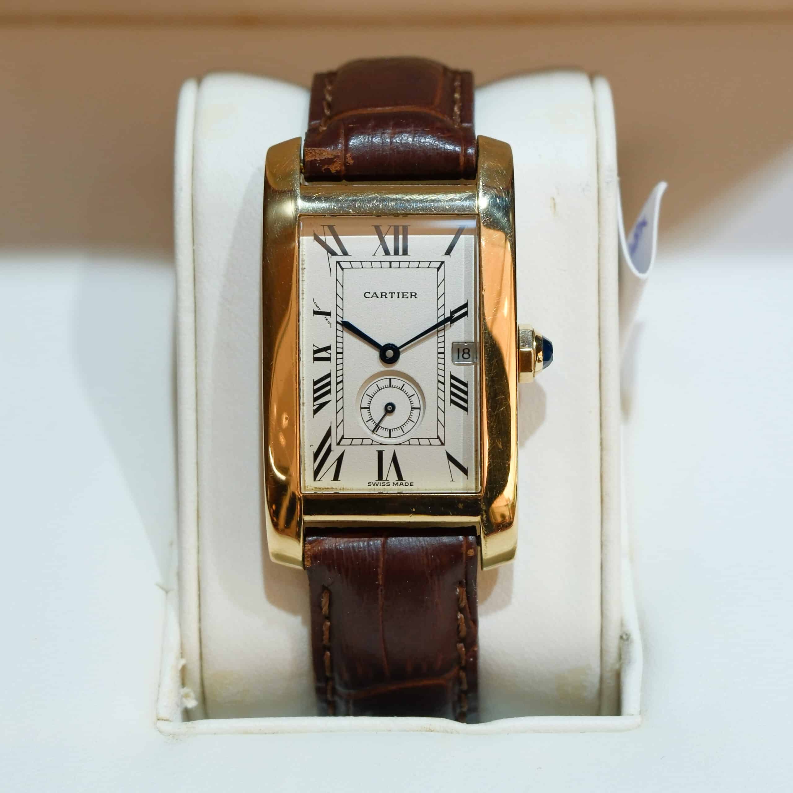 Cartier Tank Americaine 18K Yellow Gold Ref. 811905