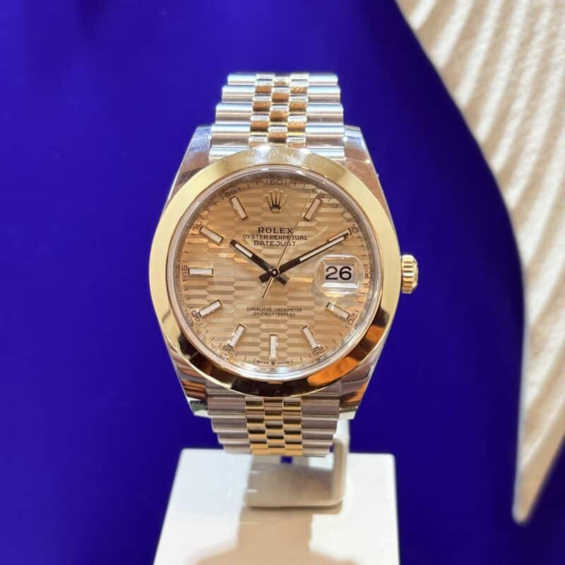 Rolex Datejust 41 mm Steel and 18K Gold Motif Discontinued dial | Gothelf A. Watches