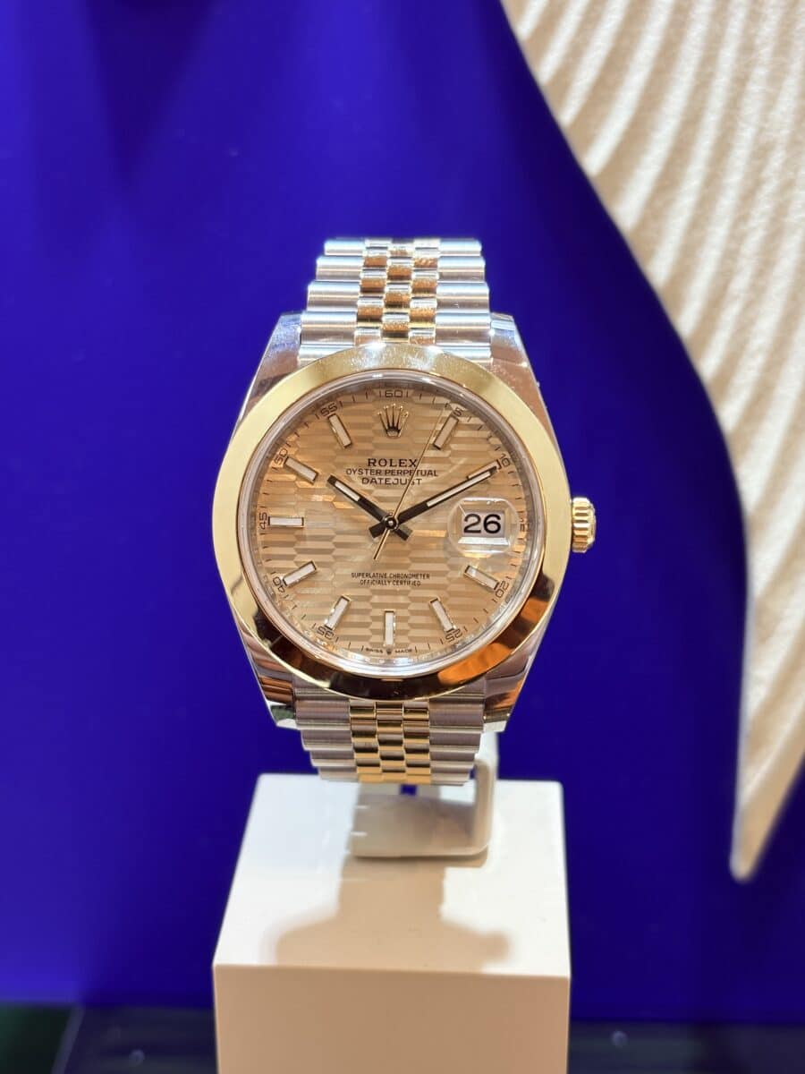 Rolex Datejust 41 mm Steel and 18K Gold Motif Discontinued dial | Gothelf A. Watches